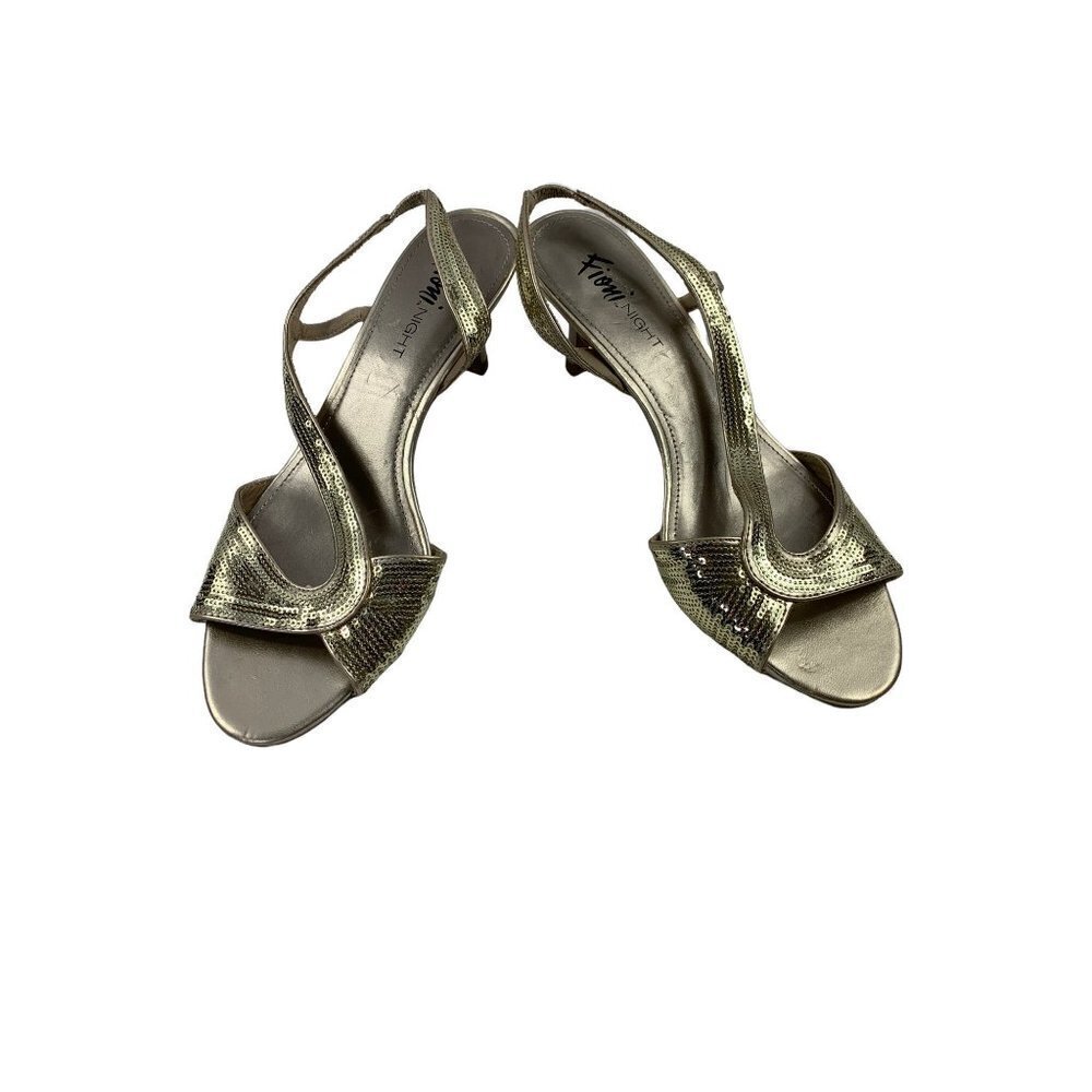 Fioni Women's Gold Elegant Heels